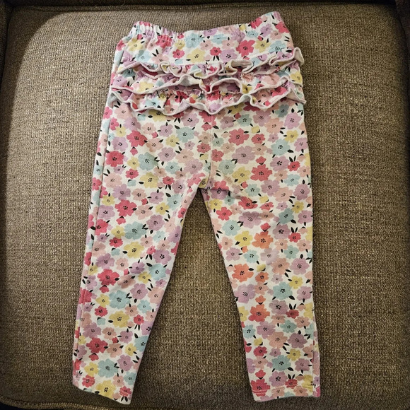 Garanimals Girls 2 piece set 24M Flowers Ruffle Butt - Picture 2 of 5